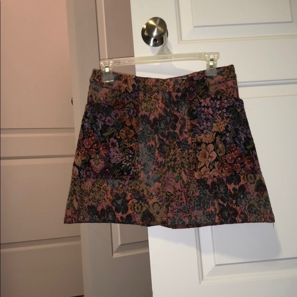 Urban outfitters Floral mini skirt